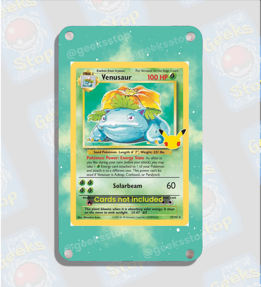 Venusaur Base | Display Case Extended Art for Pokemon Card