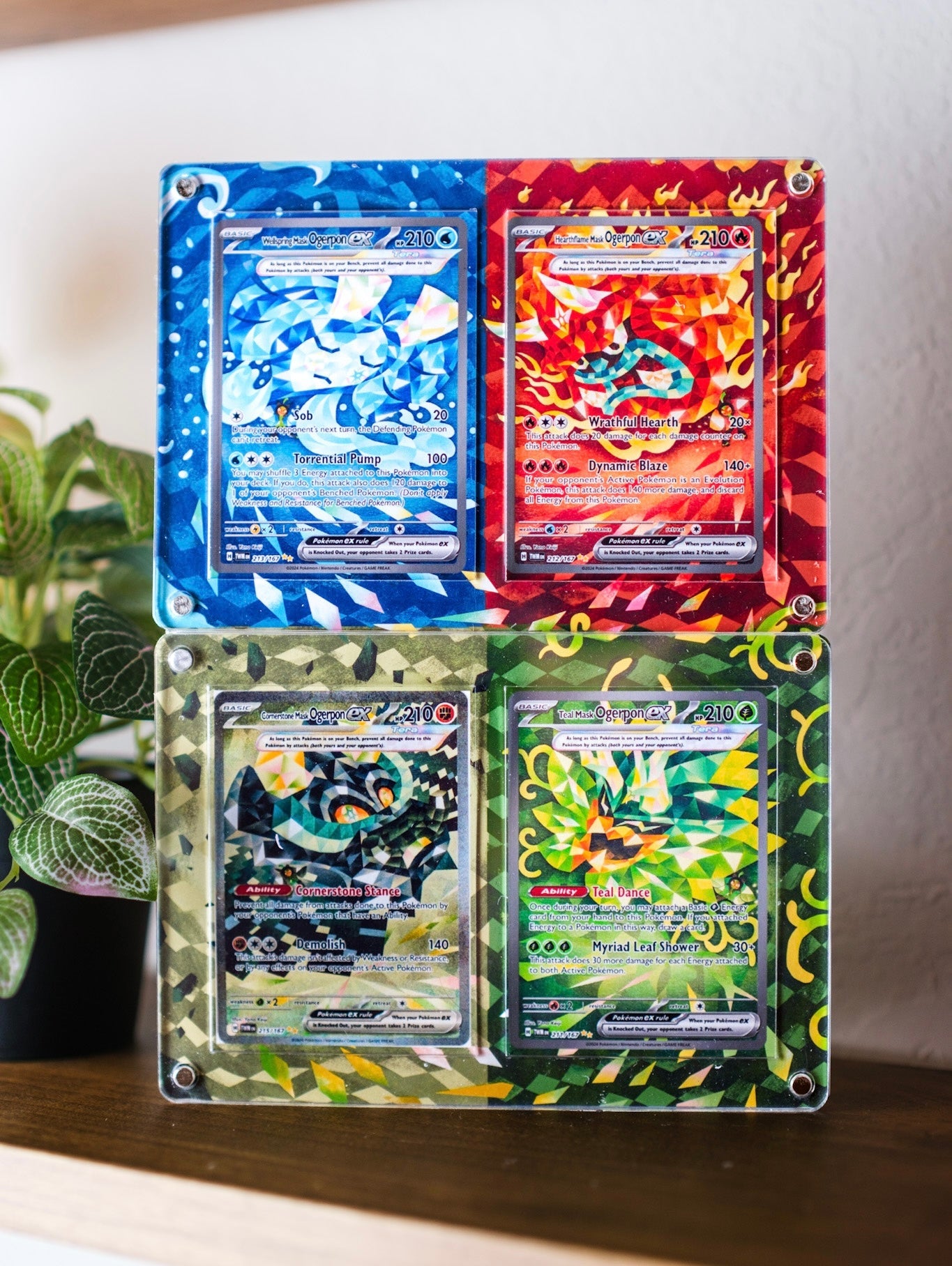 Ogerpon ex Special Illustration | Card Display Case Extended Art for Pokemon Card