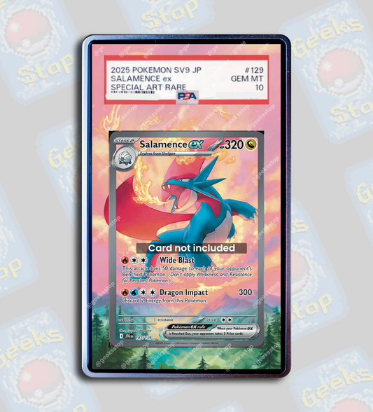 Salamence ex SAR | PSA TAG CGC Beckett Extended Art Display Case for Pokemon Journey Together Card