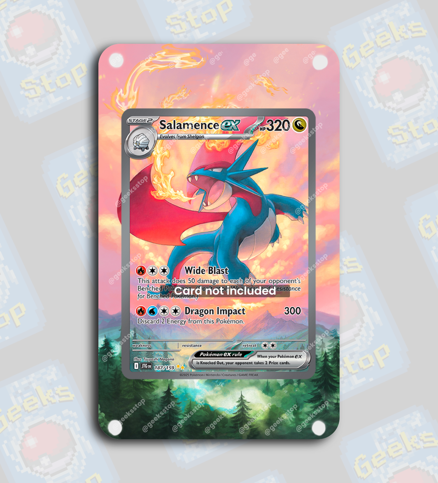journey together card sleeves Salamence ex SAR