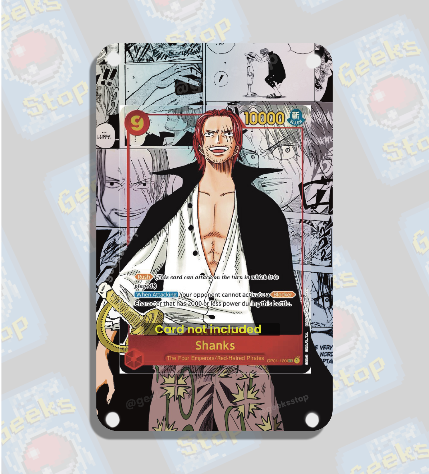 one piece card game shanks manga Shanks Manga OP01