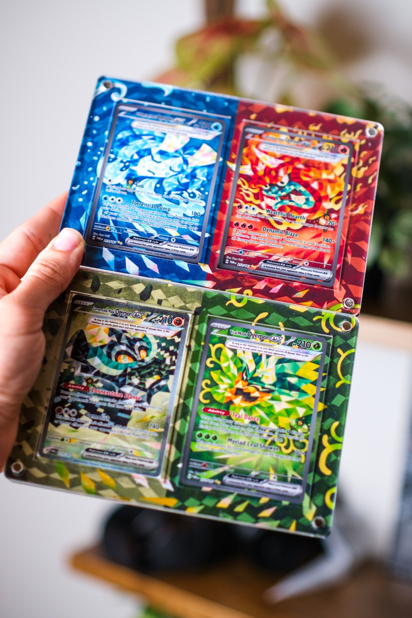 Ogerpon ex Special Illustration | Card Display Case Extended Art for Pokemon Card