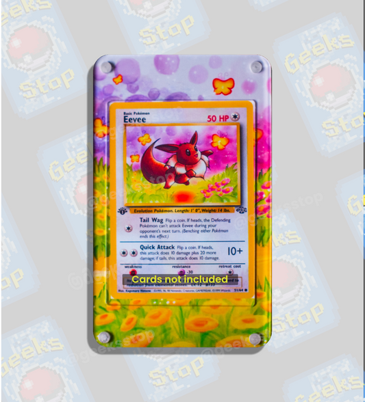 Eevee Jungle #51 | Card Display Case Extended Art for Pokemon Card