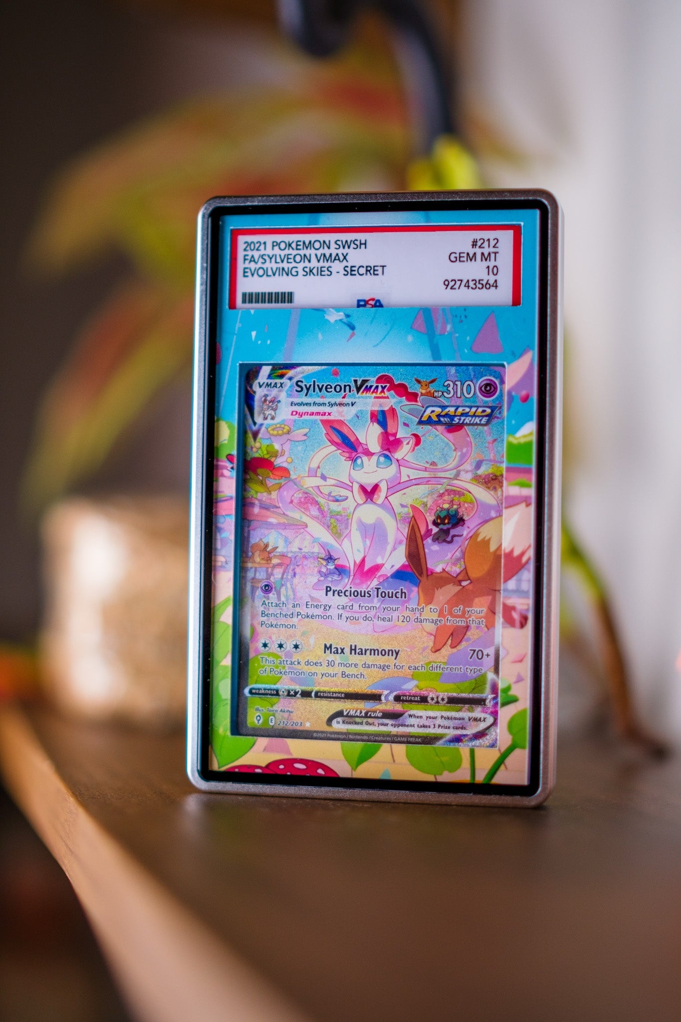 Sylveon VMAX Alt Art PSA CGC Beckett | Display Case Extended Art for Pokémon Card