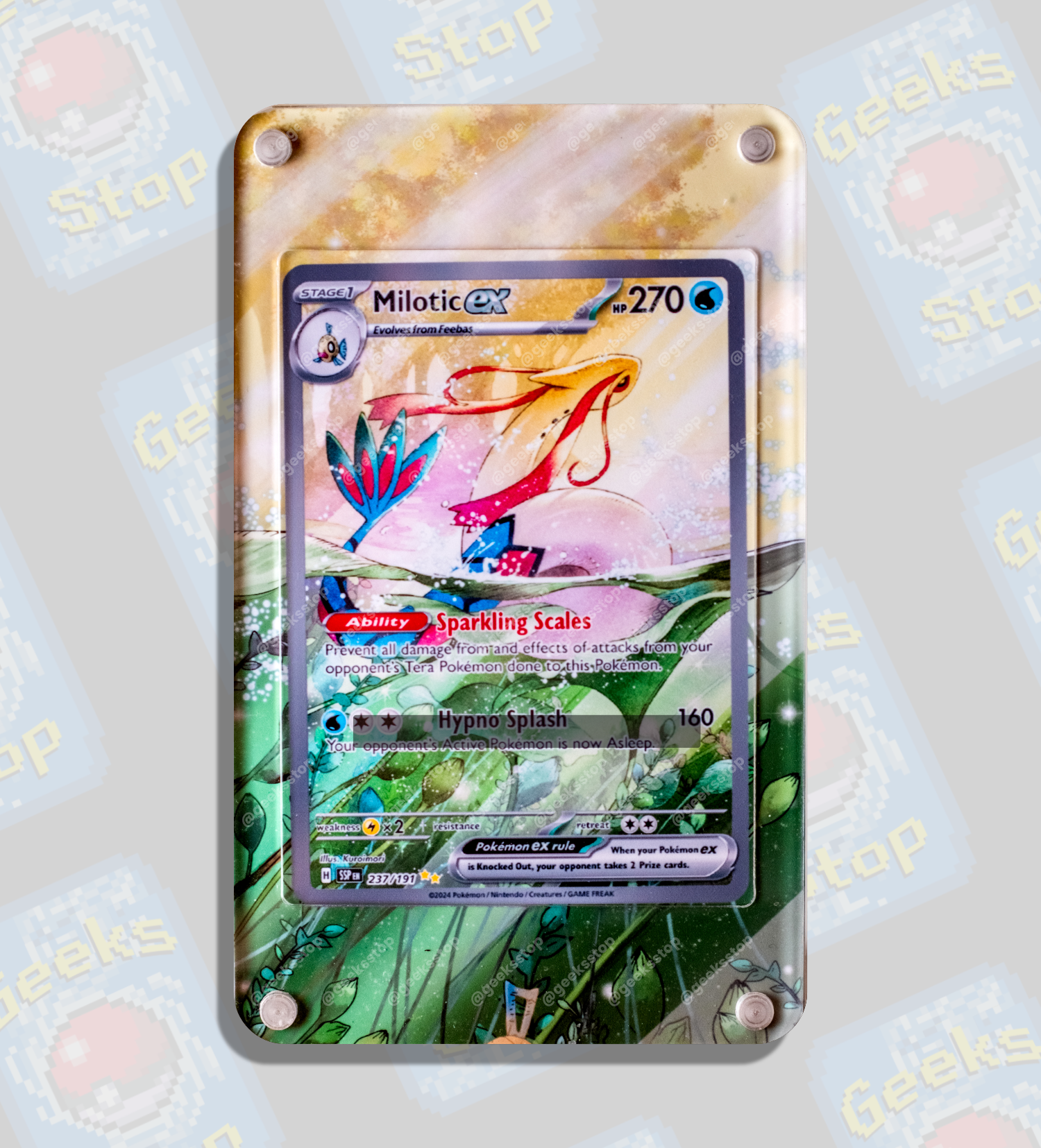 milotic card sleeves Milotic ex SAR