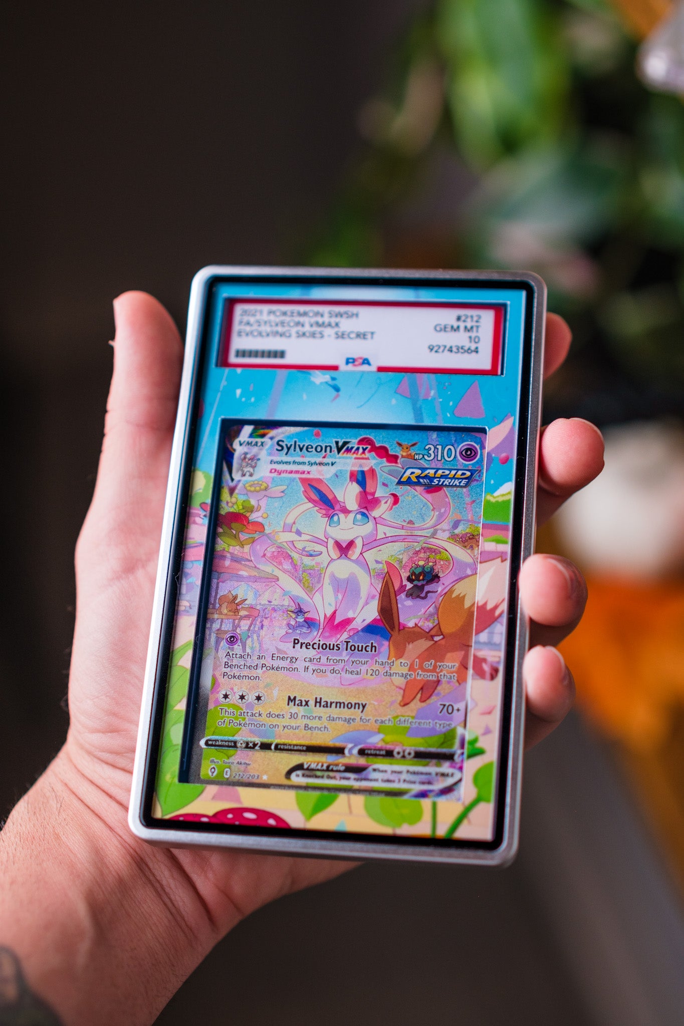 Sylveon VMAX Alt Art PSA CGC Beckett | Display Case Extended Art for Pokémon Card