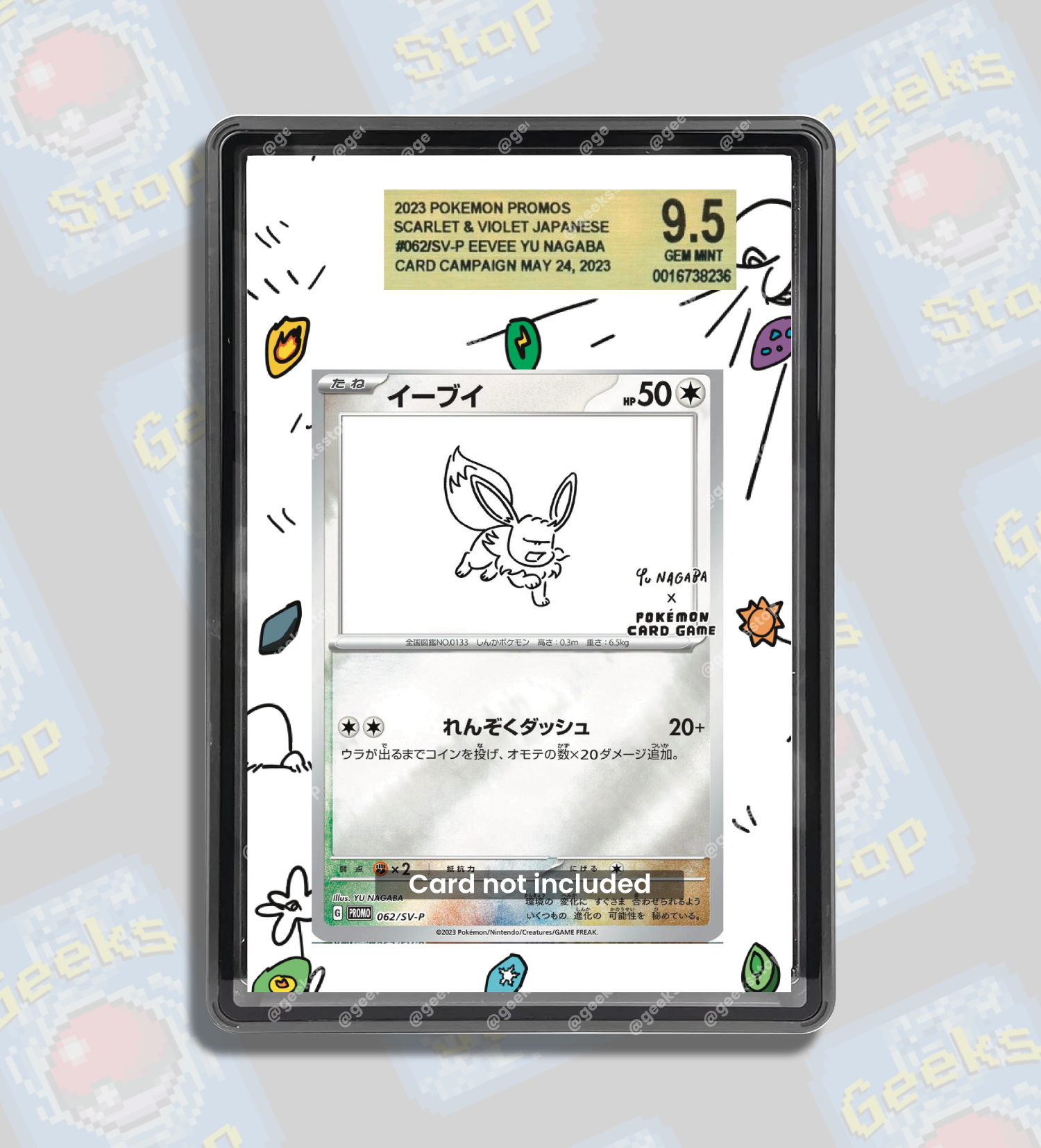 Eevee Yu Nagaba Promo PSA CGC Beckett