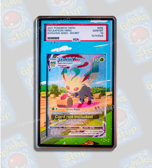 Leafeon VMAX Alt Art PSA CGC Beckett | Display Case Extended Art for Pokémon Card
