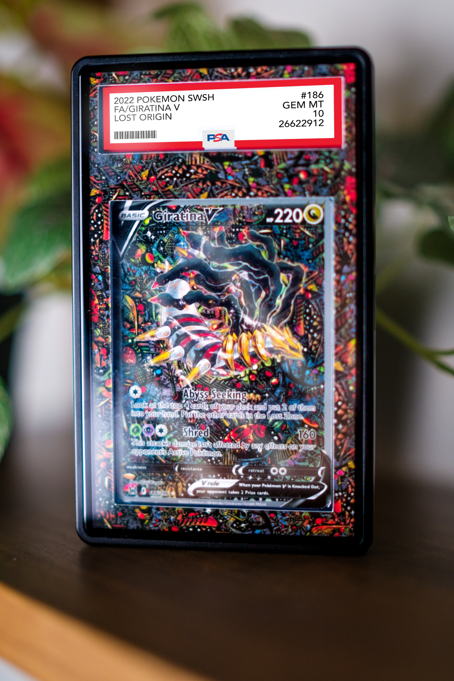 Giratina V Alt Art PSA CGC Beckett | Display Case Extended Art for Graded Pokemon Card