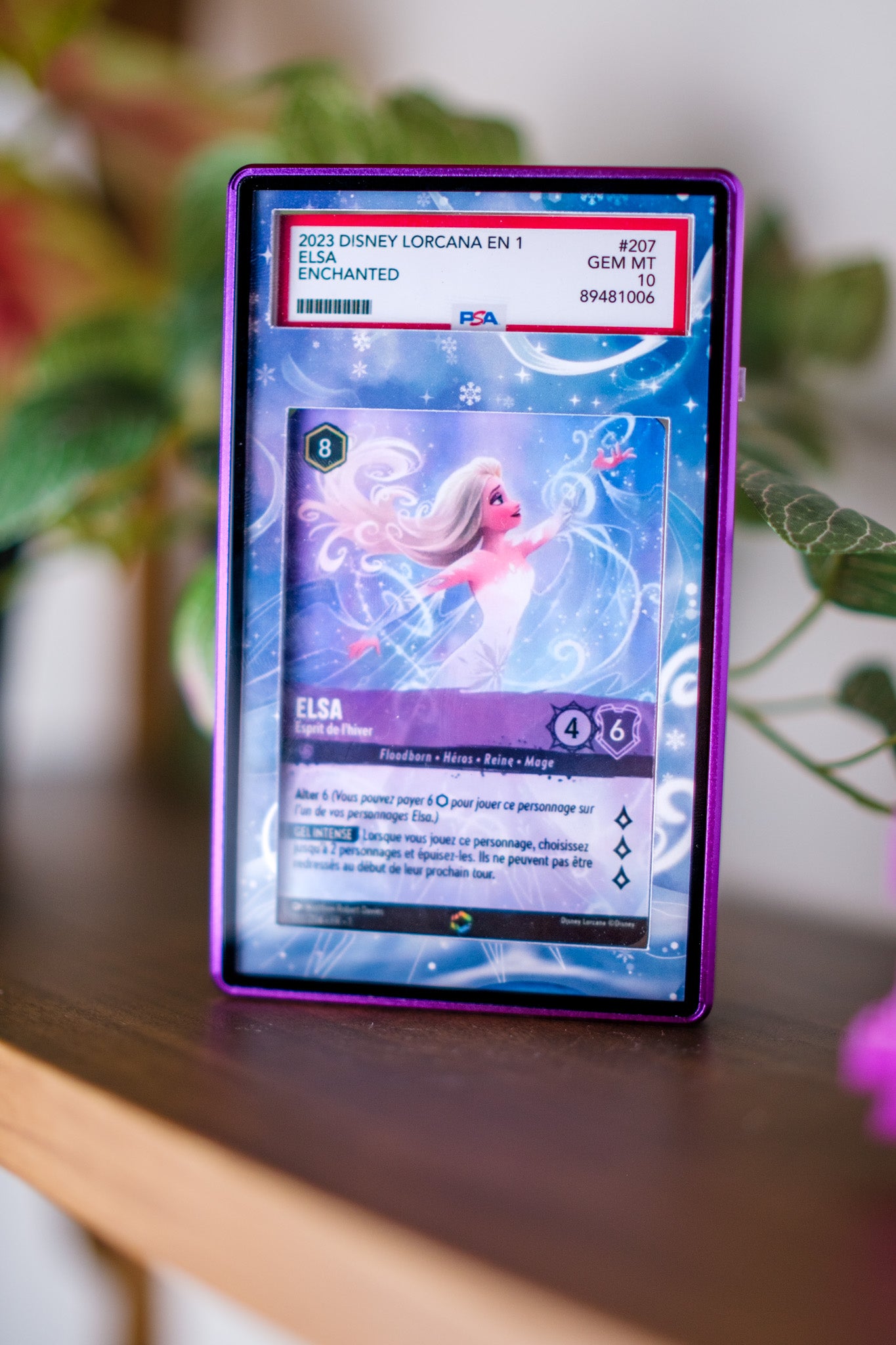 Elsa Enchanted PSA CGC Beckett | Display Case Extended Art for Graded Lorcana Card