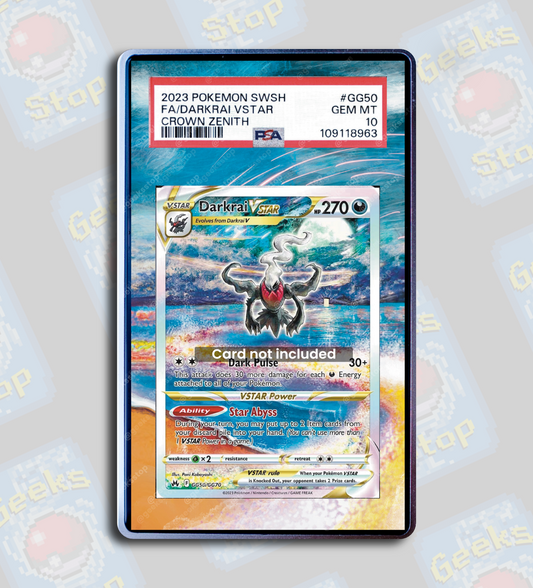 Darkrai VSTAR PSA TAG Beckett | Display Case Extended Art for Pokemon Card