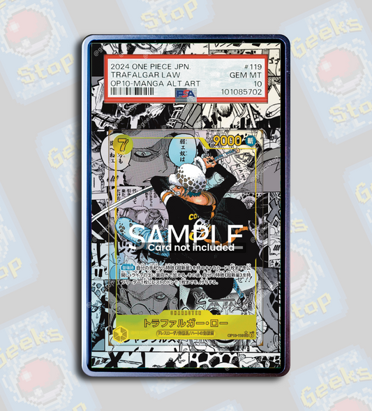 Law Manga OP10 | PSA TAG Beckett CGC One Piece Extended Art Display Case