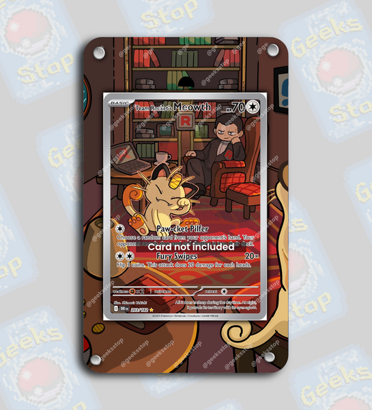 Meowth AR | Extended Art Display Case for Pokemon Card
