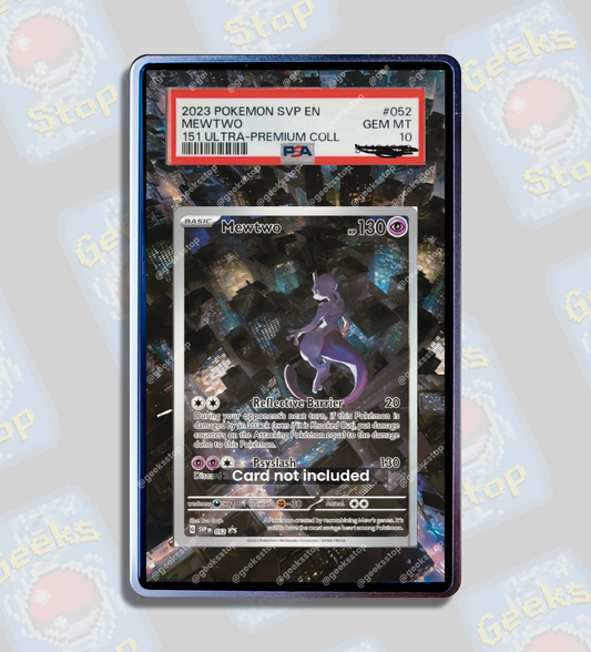 Mewtwo 151 AR PSA CGC Beckett | Extended Art Display Case for Pokemon Card