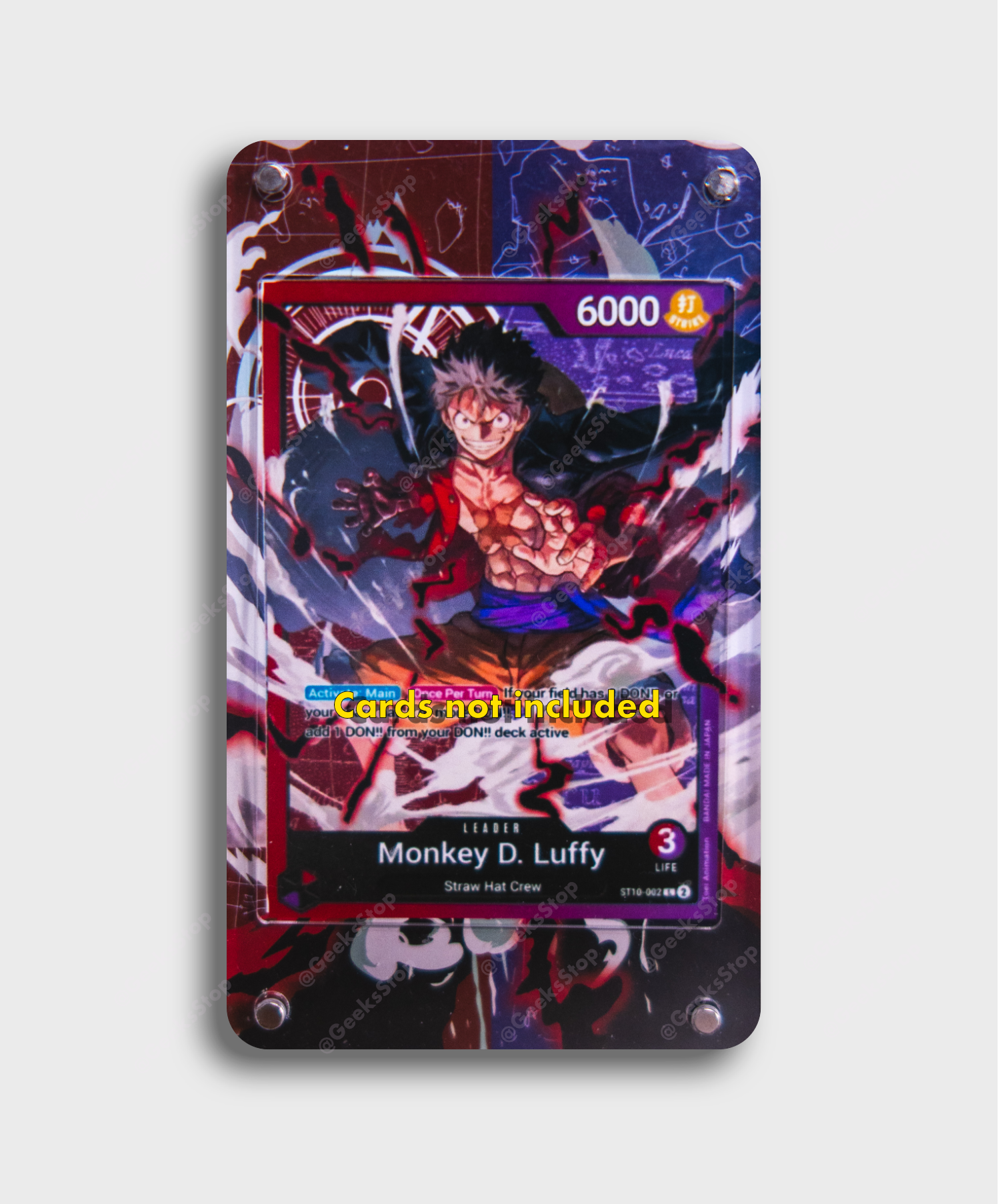 one piece tcg purple deck Luffy Purple Leader ST-10 002