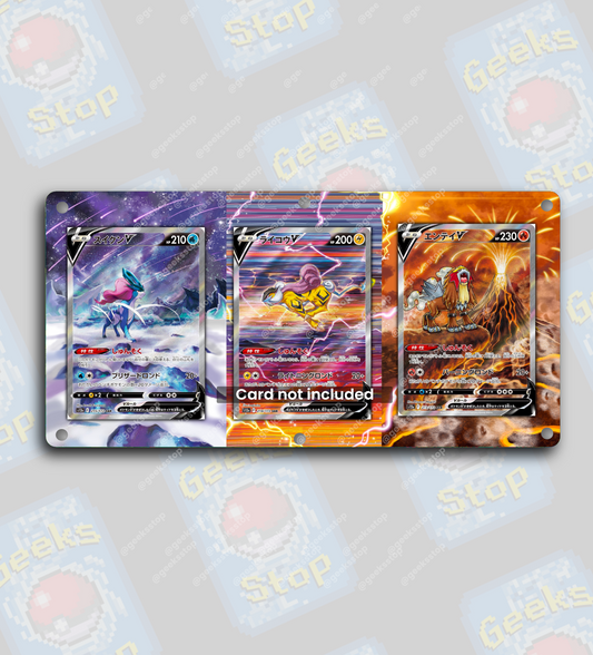 Raikou Entei Suicune Crown Zenith | Extended Art Display Case for Pokemon