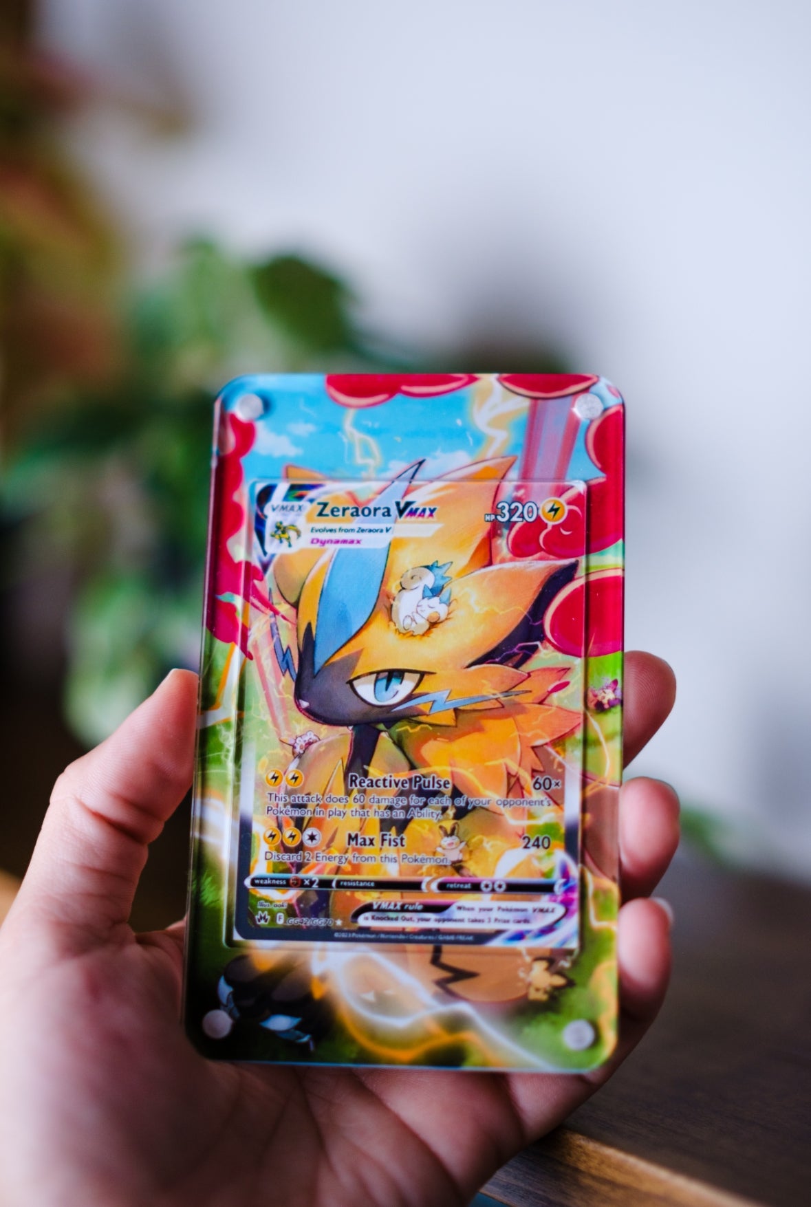 Zeraora VMAX GG42 | Card Display Case Extended Art for Pokemon Card