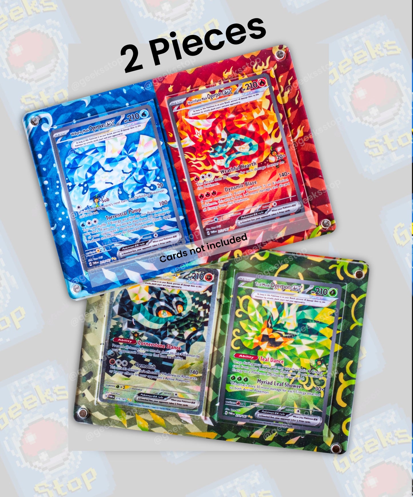 Ogerpon ex Special Illustration | Card Display Case Extended Art for Pokemon Card