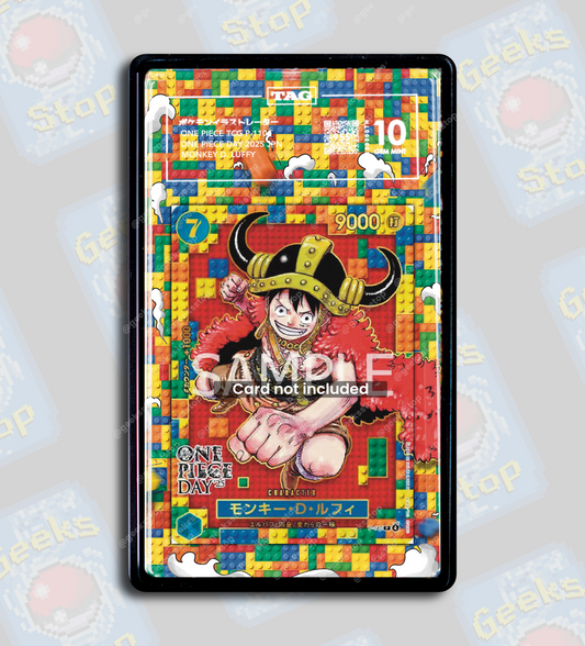 Luffy LEGO One Piece Day 2025 Promo PSA TAG Beckett | Display Case Extended Art for Graded One Piece Card