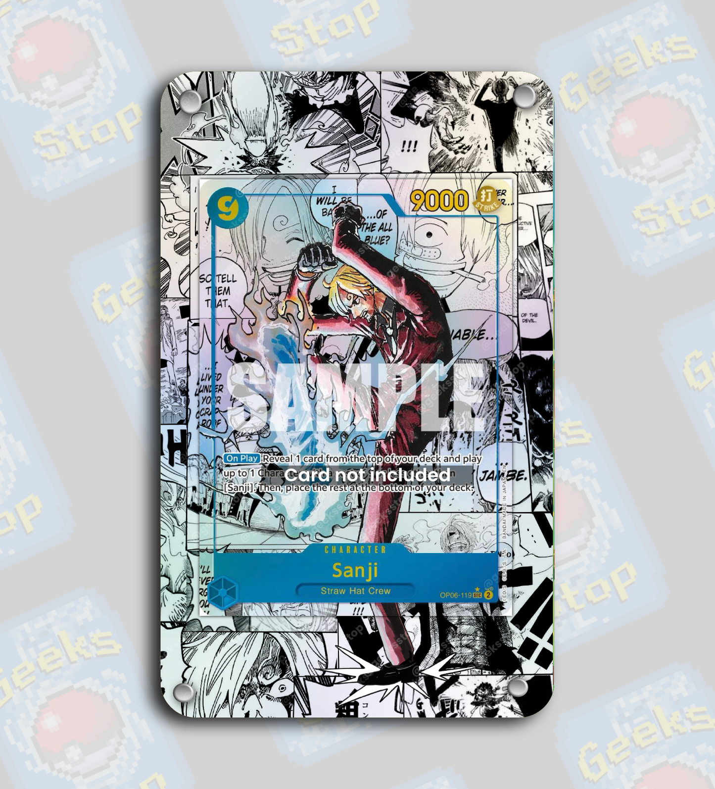 Sanji Manga PRB-02 | Extended Art Display Case for One Piece