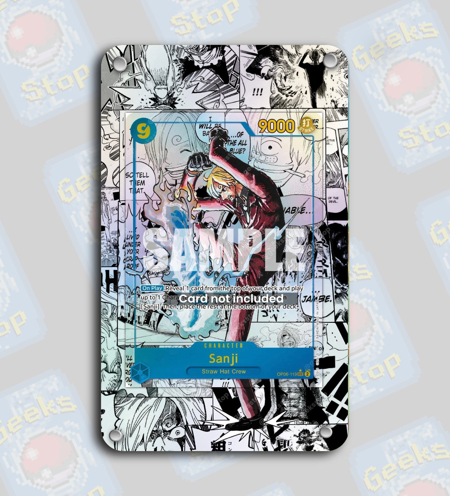 Sanji Manga PRB-02 | Extended Art Display Case for One Piece