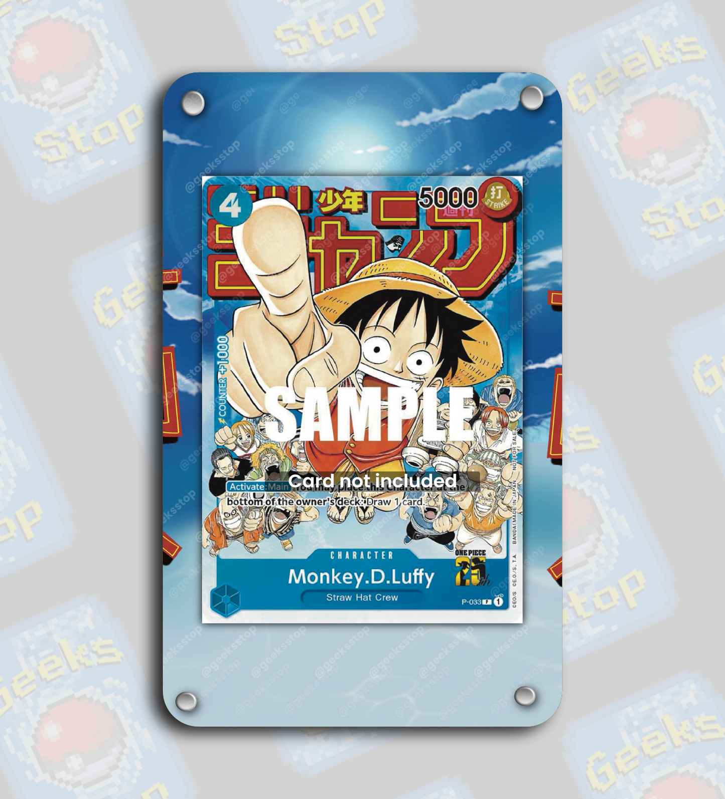 Luffy Event Pack Vol. 2 Promo | Extended Art Display Case for OPTCG Card
