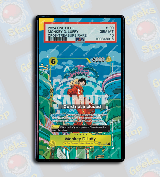 Luffy Treasure Rare SP OP07-109 | PSA CGC Beckett Display Case Extended Art for One Piece Card