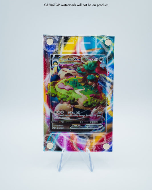 Snorlax VMAX Promo | Card Display Case Extended Art for Pokemon Card