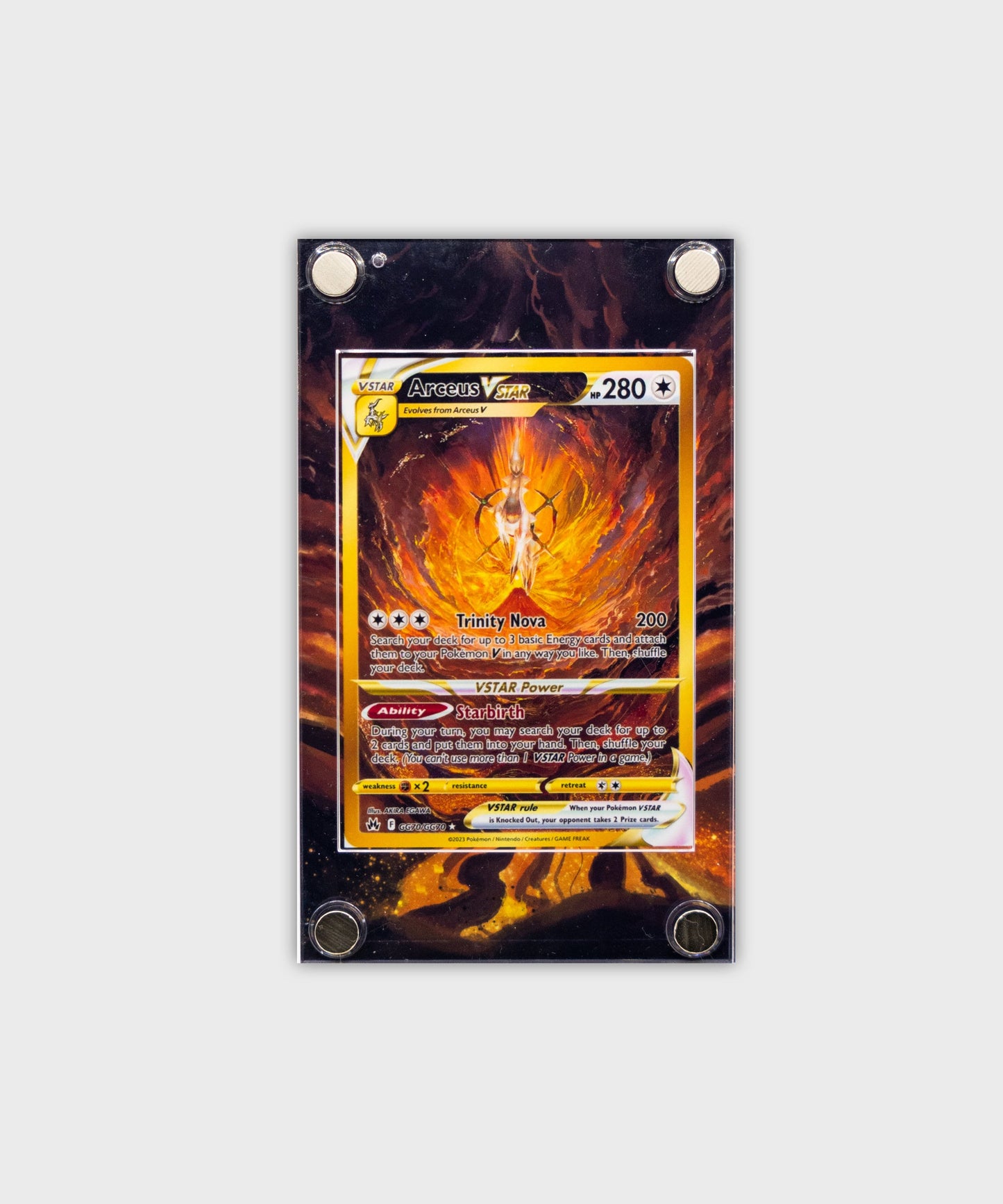 Arceus VSTAR GG70 Alt Art | Display Case Extended Art for Pokemon Card