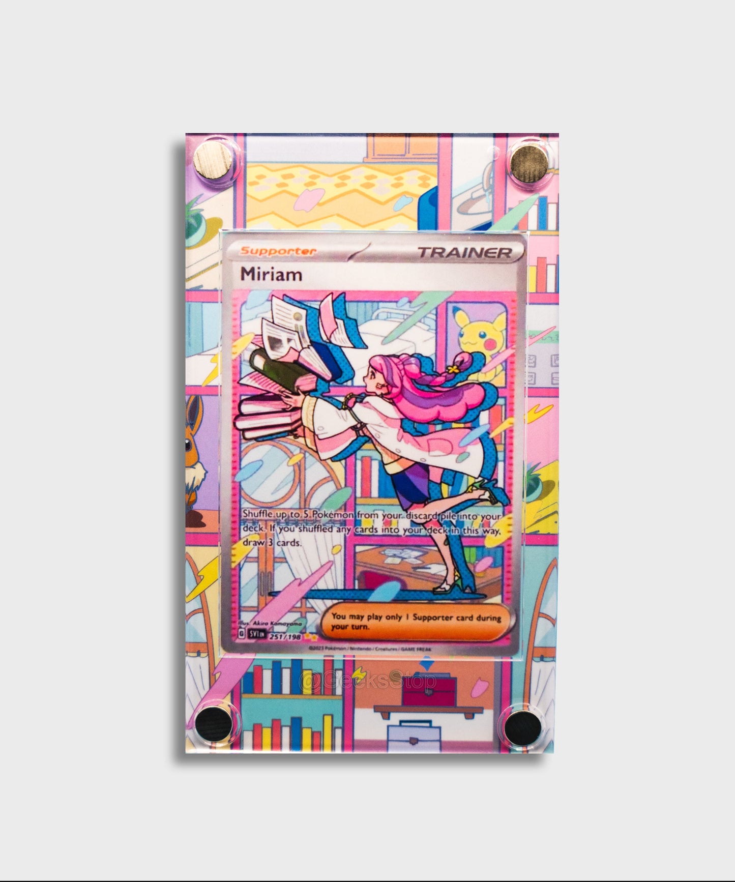 Miriam Special Illustration | Card Display Case Extended Art for Pokemon Card