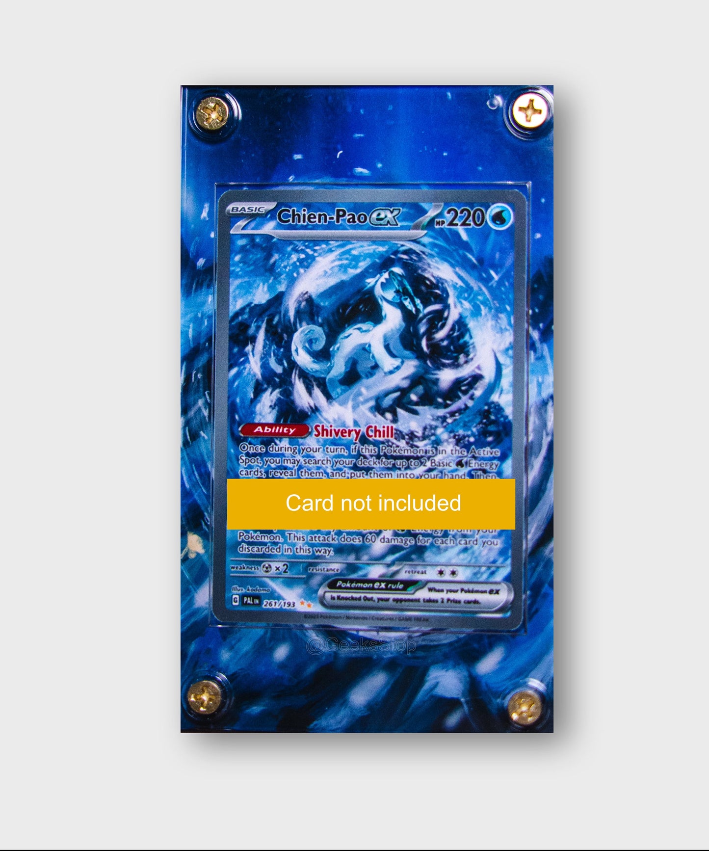 Chien-Pao ex Special Illustration | Card Display Case Extended Art for Pokemon Card