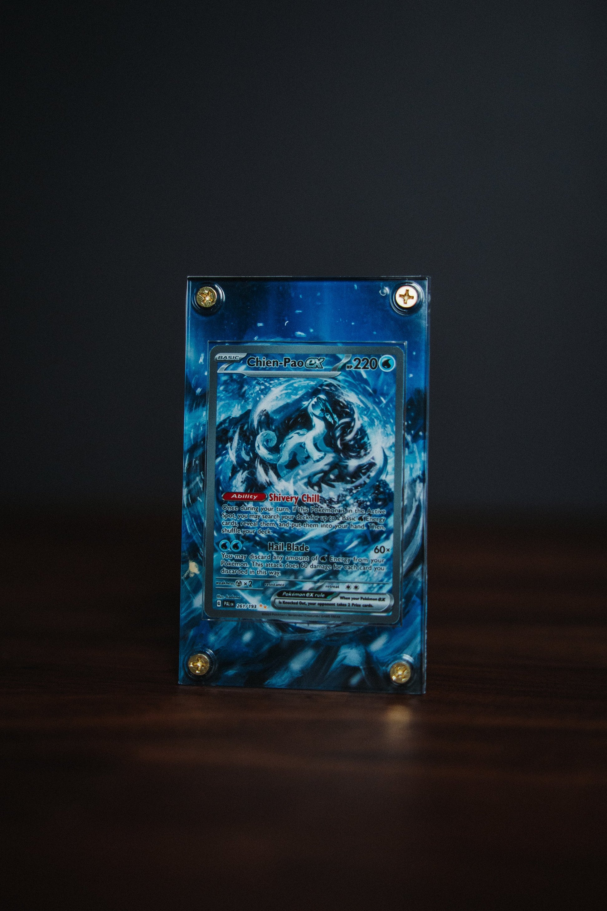 Chien-Pao ex Special Illustration | Card Display Case Extended Art for Pokemon Card