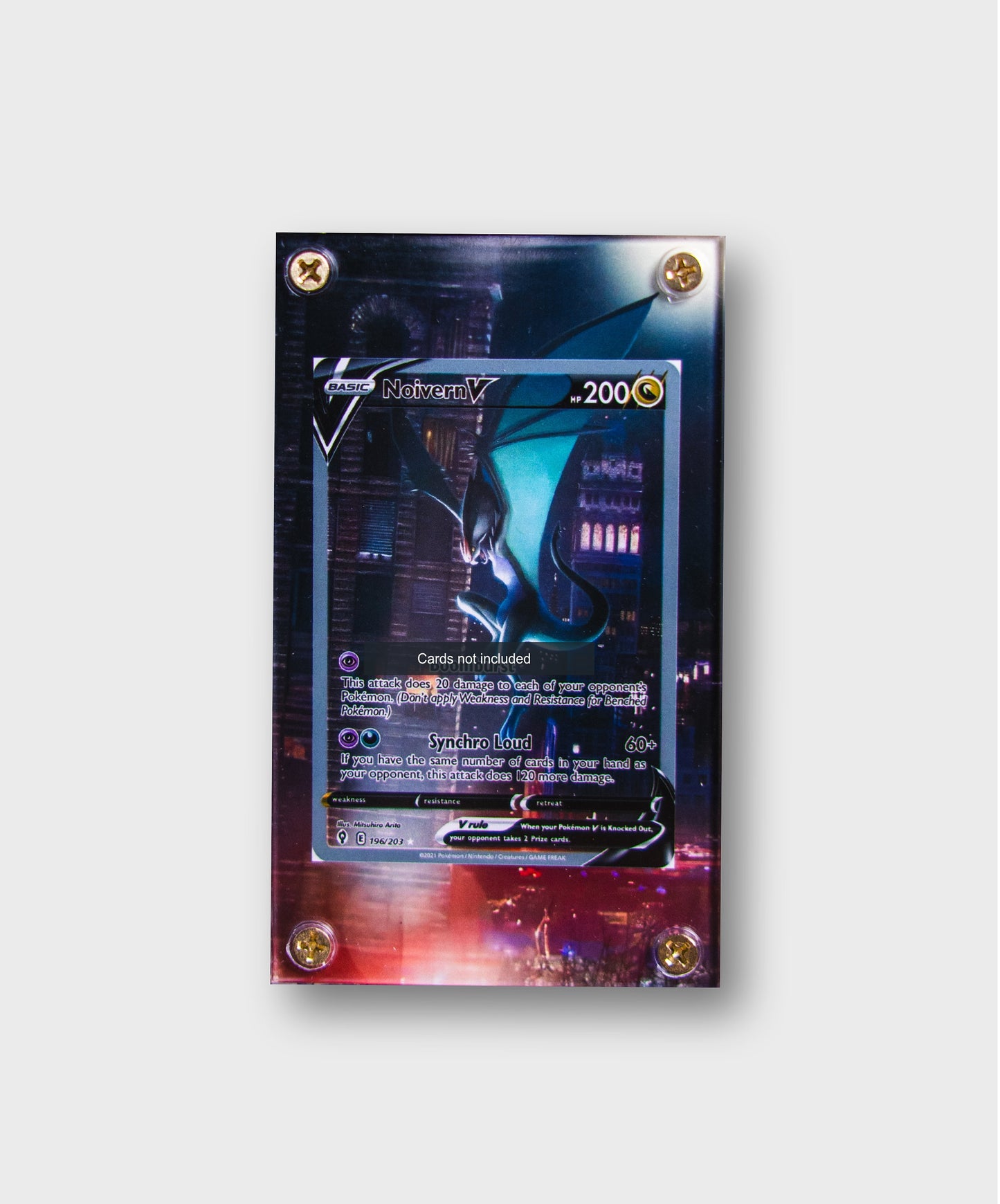 Noivern V Alt Art | Card Display Case Extended Art for Pokemon Card