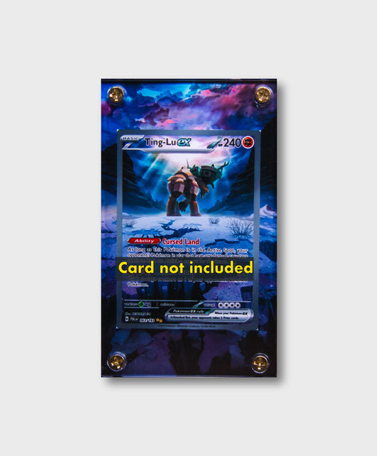 Ting-Lu ex Illustration Art | Card Display Case Extended Art for Pokemon Card
