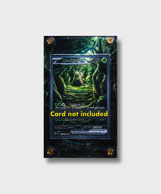 Wo-Chien ex Illustration Rare | Card Display Case Extended Art for Pokemon Card