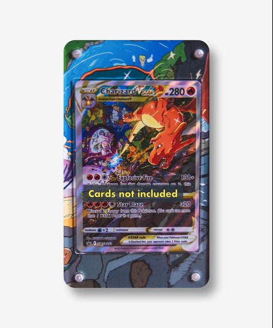 Charizard VSTAR UPC Promo | Card Display Case Extended Art for Pokemon Card