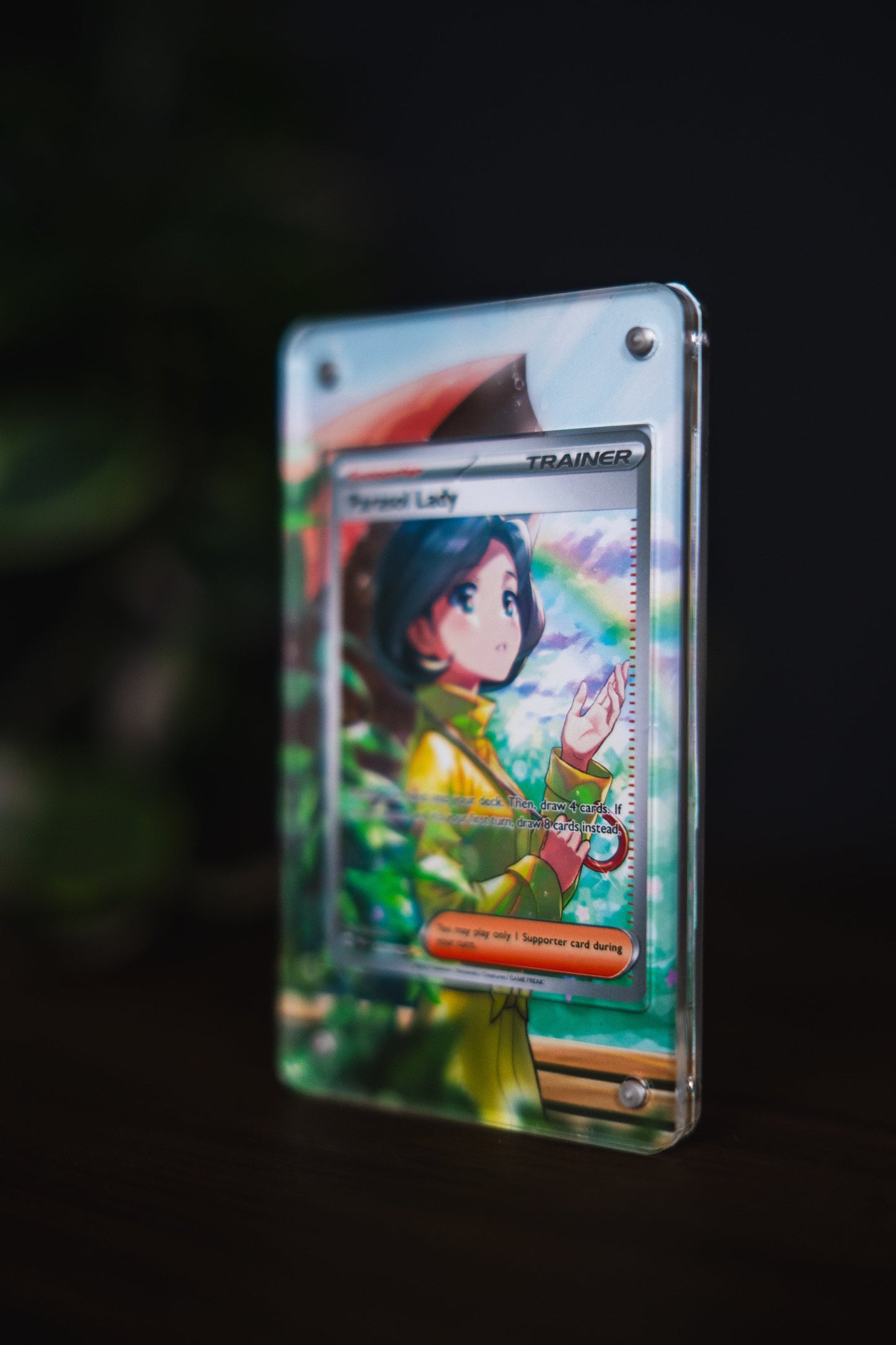 Parasol Lady SIR | Card Display Case Extended Art for Pokemon Card