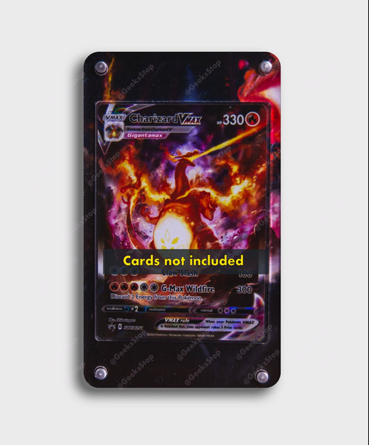 Charizard VMAX UPC Promo | Card Display Case Extended Art for Pokemon Card