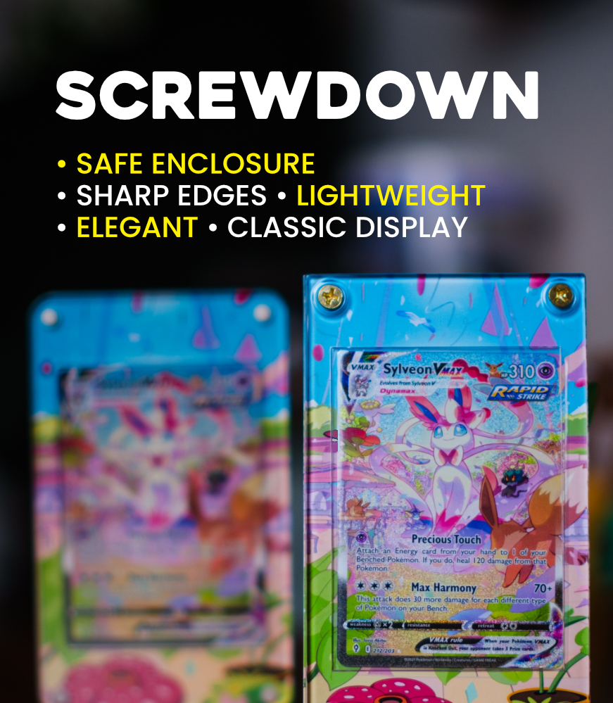 Gardevoir Ralts Kirlia ex | Card Display Case Extended Art for Pokemon Card