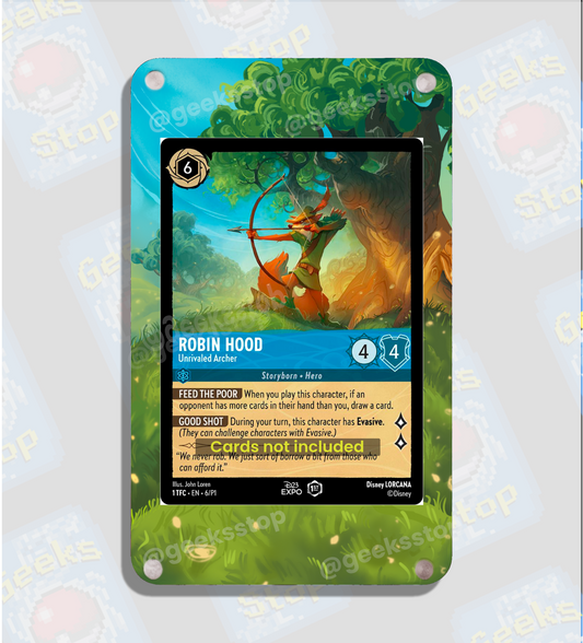 Robin Hood Lorcana TCG - Chapter 1 - Extended Art Custom Card Display Case