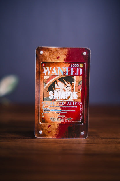 Monkey D Luffy ST01 Wanted | Display Case Extended Art for One Piece Card