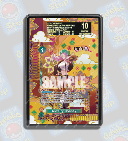 Jewelry Bonney SP OP06 | PSA CGC Beckett Extended Art Display Case for One Piece Card