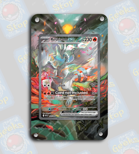 Reshiram ex SAR | Extended Art Display Case for Pokemon Card