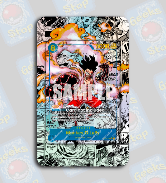 Luffy OP11 Gear 4 Manga | Extended Art Display Case for One Piece Card
