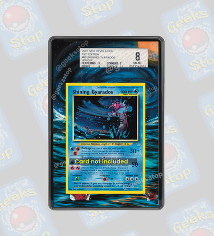 Shining Gyarados PSA CGC Beckett | Extended Art Pokemon Card Display Case