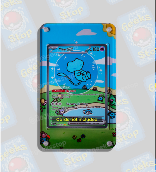 Mew ex 232/091 SIR | Card Display Case Extended Art for Pokemon Card