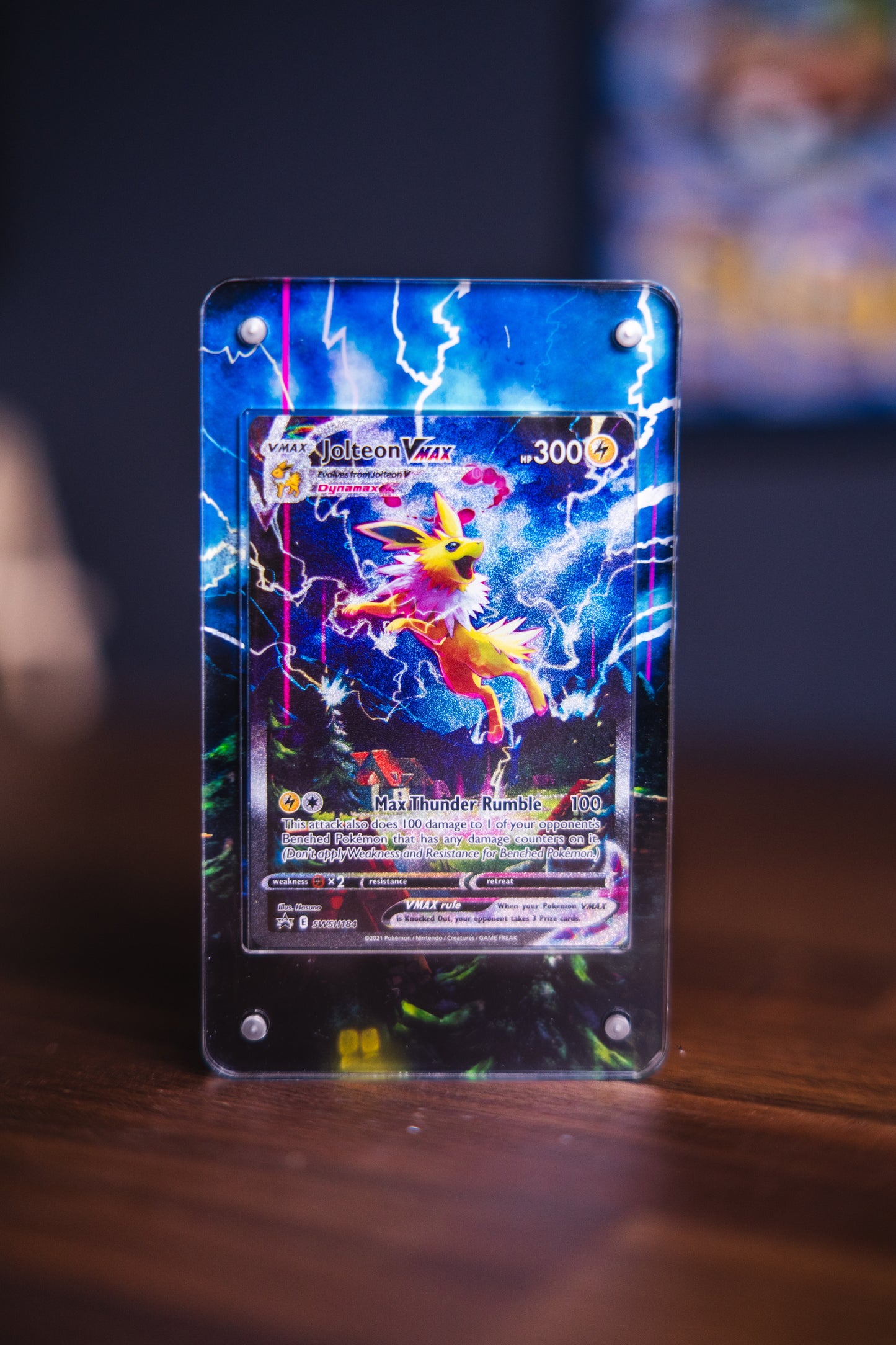 Jolteon VMAX Alternate | Card Display Case Extended Art for Pokemon Card