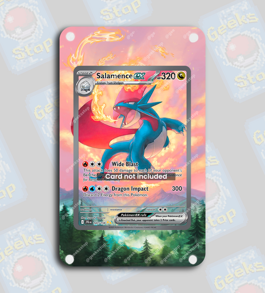 Salamence ex SAR | Display Case Extended Art for Pokemon Journey Together Card