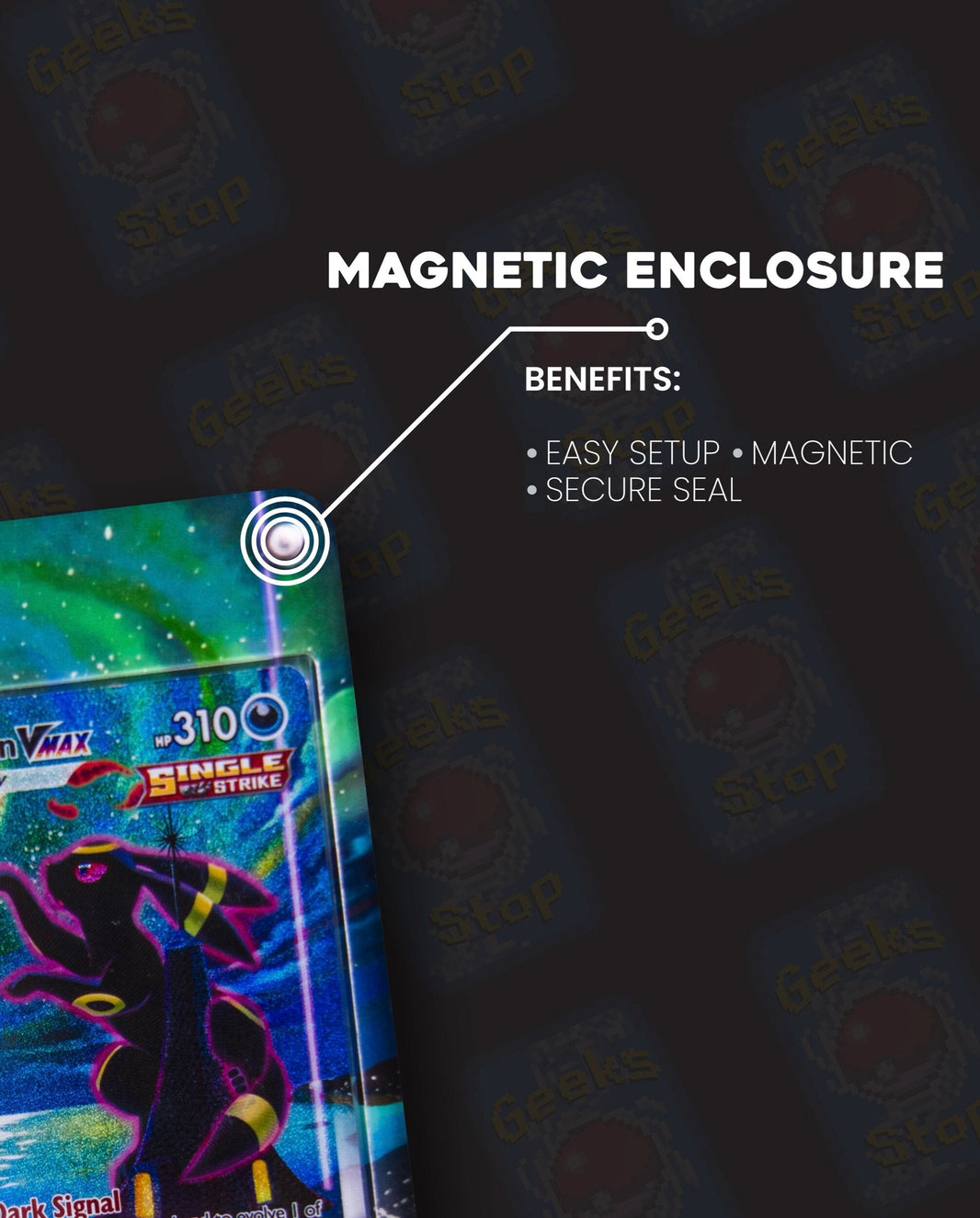 GeeksStop - Trading Card Extended Art Display Cases