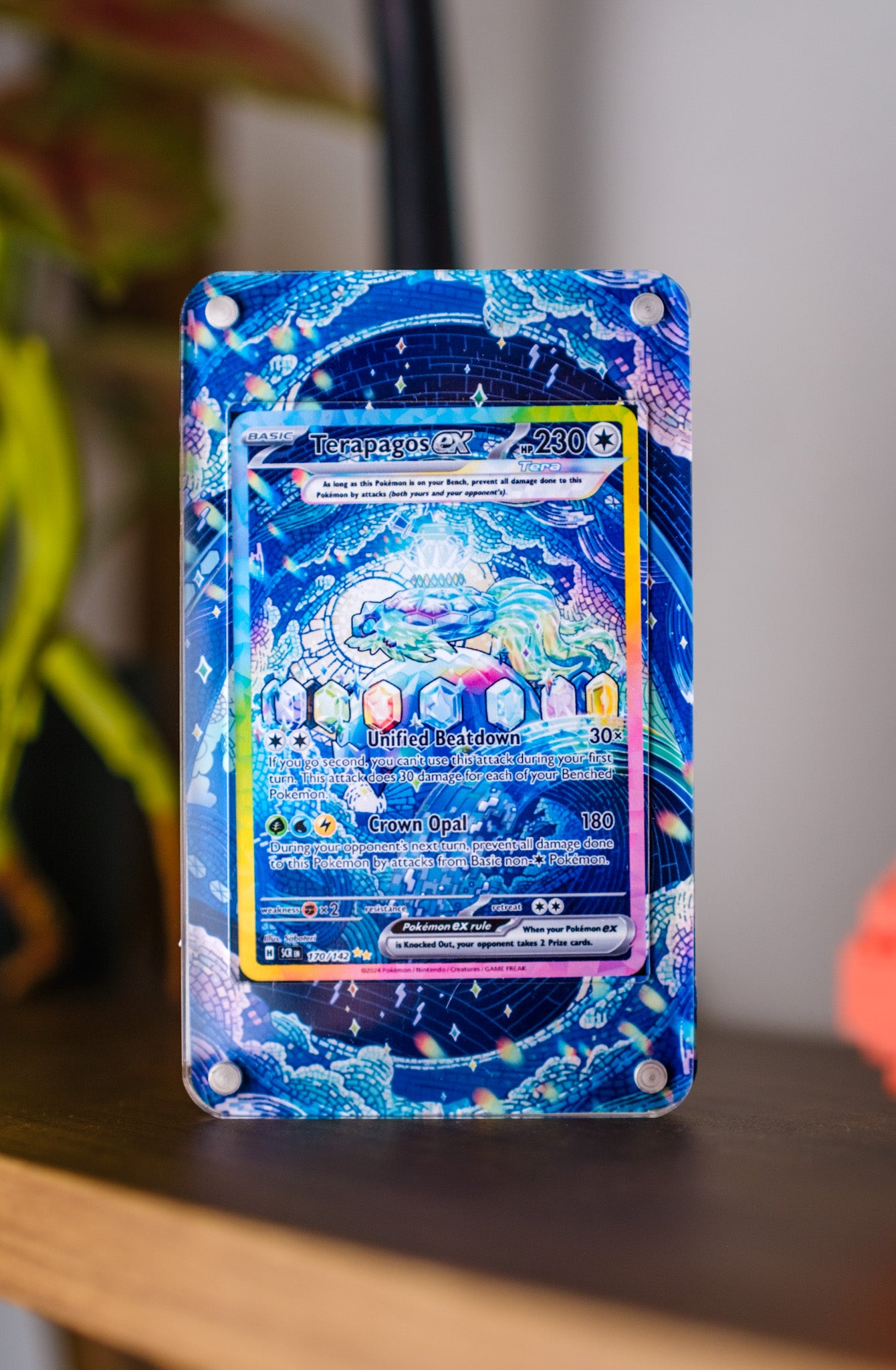 Terapagos ex SAR | Extended Art Display Case for Pokémon Card